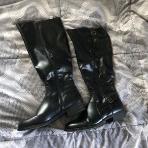 Black Leather Boots
